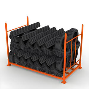 Étagères et rayonnages de garage en acier métallique pliables pour le stockage des pneus, fabriqués en Chine - Product Image 3