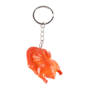 Pendentif alimentaire simulé, porte-clés canard rôti, ornement canard rôti, porte-clés cadeau farfelu - Product Image 5