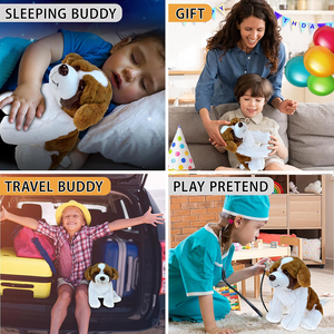 OEM ODM Adorable Peluche <span class=keywords><strong>de</strong></span> <span class=keywords><strong>Perro</strong></span> Bernard, Suave y Abrazable, Animal <span class=keywords><strong>de</strong></span> Peluche, Lindo Regalo para Niños y Adultos - Product Image 4