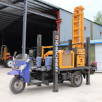 Foreuse de puits d'eau portable personnalisée, diesel, machines de forage, service 24/7