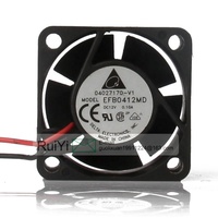 Ventilateur de refroidissement DELTA 24V 48V DC12V 0.10A EC AC 40x40x20mm 4020 4cm, silencieux, centrifuge, EFB0412MD-ROO