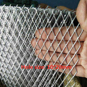 יריעת מתכת מתרחבת מחוררת מפלדת אל-חלד 304 בצורת יהלום, במידות 4X8, <span class=keywords><strong>5X10</strong></span>, 14, 18, 19 גייג', עם שירות חיתוך. - Product Image 3