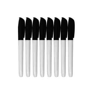 Kleurrijke Hoge Duurzaamheid Magnetische Navulling Inkt Whiteboard Marker Navulling Pen Met Gum Voor Het Schrijven