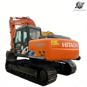 Excavatrice d'occasion HITACHI ZX160, 16 tonnes, moteur Isuzu, hydraulique Kawasaki, godet de 0,8 m, marque chinoise, pelle d'occasion - Product Image 5