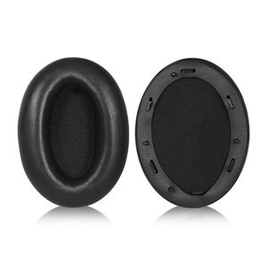 Coussinets en peau d'agneau XM3 pour casque WH-1000XM3 <span class=keywords><strong>Sony</strong></span> de remplacement 1000 <span class=keywords><strong>XM</strong></span> 3 Coussinets en cuir de mouton véritable Coussins Cache-oreilles - Product Image 6