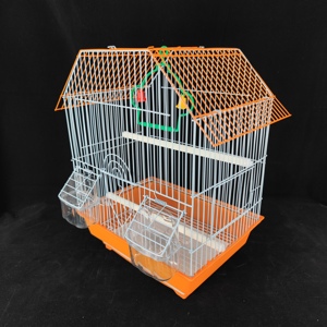 Colorato personalizzato gabbia di nidificazione di uccelli ferro plastica all'ingrosso con un solido pappagallo canarino imballato <span class=keywords><strong>in</strong></span> una scatola di vassoio di plastica - Product Image 4