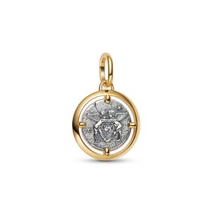 NUEVO Charm Medallón <span class=keywords><strong>Pandora</strong></span> de Plata de Ley S925 con Baño de Oro de 14k <span class=keywords><strong>ME</strong></span> Charm - Product Image 6