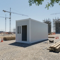 Conteneur pliable en acier à installation rapide de 20 pieds et 40 pieds, maison préfabriquée, mini-dortoir mobile temporaire, utilisation hôtelière moderne
