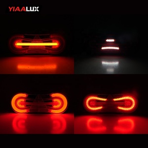 Feu arrière LED pour remorque 10-30V, feu stop, clignotant, feu arrière de camion rouge ambre 7 broches pour semi-remorque, remorque de transport, camion à benne basculante - Product Image 5