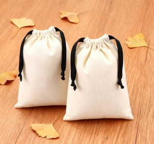 Sachets de thé biologique personnalisés pochette à cordon en tissu de mousseline petit emballage en coton feuilles mobiles réutilisables de fleurs de plantes - Product Image 1