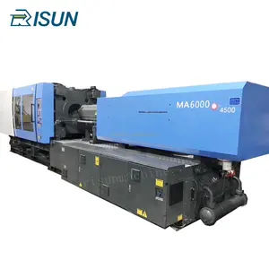 Used HT MA6000 600T used plastic bottled water cover/plastic bucket desktop plastic injection molding machine