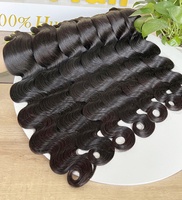 Vendeurs de cheveux humains bruts de haute qualité cheveux péruviens super doublement étirés paquets de cheveux vierges ondulés