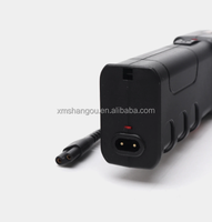 Lampe torche tactique noire portable 911style pour extérieur, éclairage de sécurité rapide, type 911, avec logo OEM, en stock, livraison rapide, chargeur UE/US
