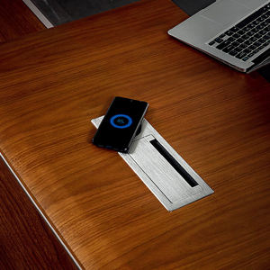 Escritorio Ejecutivo en Forma de L de Diseño Moderno y Lujoso de Madera GENOVA, Escritorio Extensible para CEO/Jefe/Gerente de MDF, Precio con Descuento - Product Image 3