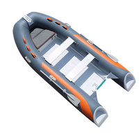Bateau pneumatique hors-bord chinois de 3,6 m, plancher ouvert, RIB 360, bateau d'appoint pour yacht