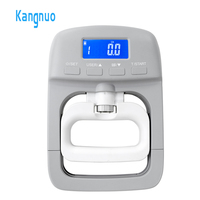 Dynamomètre numérique portable pour usage domestique, 180 kg, entraîneur de force de préhension familial avec mémoire pour 19 utilisateurs, écran LCD rétroéclairé bleu pour la santé quotidienne