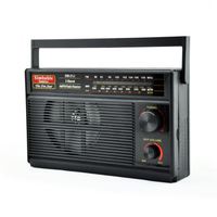 YS SM-21J Makula Simbable Radio portable AM/FM SW - Haute sensibilité, haut-parleur intégré de 4 pouces, longue durée de vie de la batterie, noir