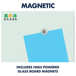 Pizarra de vidrio de 4mm de espesor TUV certificado fácil de instalar tablero de vidrio templado térmico magnético sin marco para oficina escolar (60x45 - Product Image 4