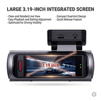 Cámara para Auto VIEVGUARB VS219 con Sensor G, 4K, WiFi, Control por Aplicación y Doble Lente