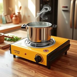Estufa eléctrica de cocina pequeña <span class=keywords><strong>DLD</strong></span> Bobina de calentamiento de acero inoxidable Alimentada por USB con carcasa de metal para uso en automóvil - Product Image 2