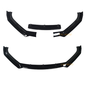 Nouveau Spoiler de Pare-chocs <span class=keywords><strong>Avant</strong></span> de Voiture Style Sport Chromé+Noir+Argent à Visser 100% Compatible avec Audi A3/A4/A5/<span class=keywords><strong>A6</strong></span> <span class=keywords><strong>B8</strong></span>/B85/B9 - Product Image 1