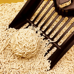 Arena para gatos de tofu de varios sabores al por mayor fabricante OEM 6L 7L fibra vegetal natural fuerte aglomeración arena para gatos desechable - Product Image 4