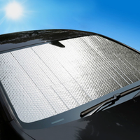 Pare-soleil universel pliable en aluminium pour pare-brise de voiture, design bulle épaissi, style minimaliste, vente en gros pour l'été