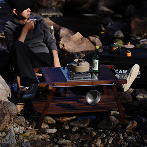 <span class=keywords><strong>Table</strong></span> <span class=keywords><strong>de</strong></span> <span class=keywords><strong>camping</strong></span> pliante en bois massif IGT pour l'extérieur, pratique, <span class=keywords><strong>avec</strong></span> extension à deux unités, combinaison tactique, <span class=keywords><strong>table</strong></span> <span class=keywords><strong>de</strong></span> pique-nique - Product Image 5