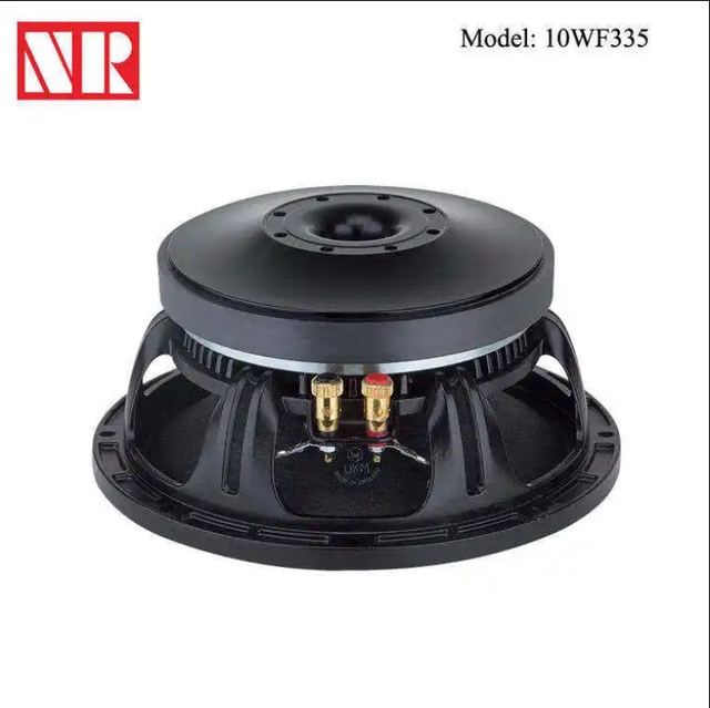 10" Midrange Speaker 600W RMS 3" Professional Driver Durable Ferrite Magnet Woofer for Line Array Stage Live Sound, 10WF335