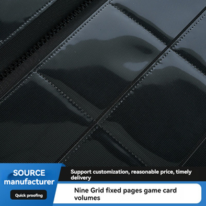अनुकूलित बहु-रंगीन पु चमड़े कार्ड धारक कलेक्टर एल्बम भंडारण पुस्तक फ़ोल्डर व्यापार कार्ड बिंदर - Product Image 4