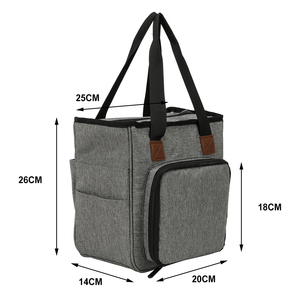 Styles Empty Travel Tote Crochet Odm Wholesale Organizer <strong>Knitting</strong> Bag Yarn <strong>Storage</strong> - Product Image 3