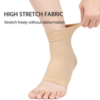 Manchon de soutien de cheville haute élasticité avec tissu extensible et protection contre les entorses, idéal pour le jogging – Attelle de soutien de cheville
