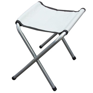 Folding <b>Stool</b> Aluminum Alloy 30x25x35 <b>Portable</b> Outdoor Fishing Beach Travel Chair - Product Image 5