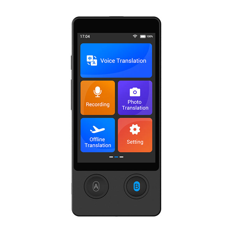 Wooask W12 スマート音声翻訳機 オンライン翻訳デバイス 電子機器