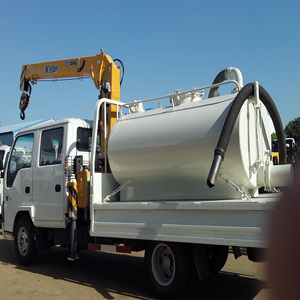 Grúa <span class=keywords><strong>de</strong></span> brazo recto <span class=keywords><strong>de</strong></span> 4x2, 6 ruedas, 5T, grúa montada en camión, <span class=keywords><strong>de</strong></span> madera, para transporte <span class=keywords><strong>de</strong></span> teléfono - Product Image 3