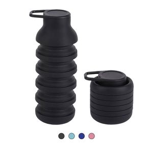 2026 Foldable Cool Hot Water Plastic Silicone Bottle Custom logo Color Box for Outdoor Travel - Product Image 1