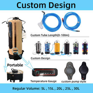 Haute qualité 20L TPU <span class=keywords><strong>solaire</strong></span> chauffé Portable Camping <span class=keywords><strong>douche</strong></span> Durable pompe pression pompe à pied suspendu pour la randonnée et le Camping - Product Image 3