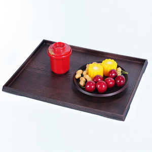 Double-sword round non-slip <b>tray</b>, antique bronze Japanese style <b>tray</b>, dessert <b>tray</b>, <b>tea</b> <b>tray</b>, sushi <b>tray</b>, sukiyaki, Japanese - Product Image 1