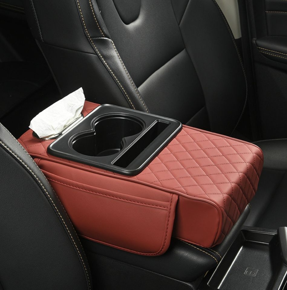 Product Deep Dive: VinFast VF 3 EV, Ruichuan Leather Armrest Box Car Phone Holders | Automotive Acce