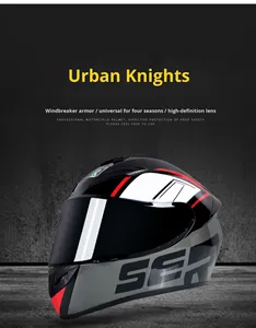 Casque de moto certifié norme nationale DUOMAI en ABS, intégral, chaud pour l'hiver, sécurité toutes saisons, unisexe, pour cycliste de vélo électrique - Product Image 6