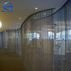 Malla de Aluminio y Cobre con Doble Gancho para Cortinas Mosquiteras, Ideal para Decoración de Escaparates de Tiendas de Lujo - Product Image 1