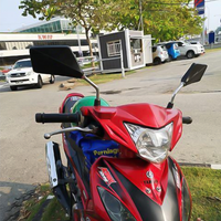 Rétroviseur latéral de vue arrière de prix d'usine d'approvisionnement de RXZ115 pour le scooter de moto