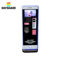 Machine de jeu d'échange de jetons ATM de style iPhone avec distributeur automatique de jetons en billets et en pièces