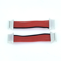 JST-SH 1.0MM 2/3/4/5/6/7/8/9 Pin Double Male konektor pre-crimp Terminal silikon kawat kabel untuk RC Drone FPV ESC papan sirkuit