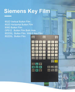 シーメンス 802D 垂直ボタンフィルム CNC旋盤操作パネルボタンフィルム シーメンスキーフィルム 802D - Product Image 6