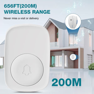 กระดิ่งไร้สายสำหรับบ้านวิลล่าอพาร์ทเม้นต์บ้าน <span class=keywords><strong>AC</strong></span> 110-220V แบบไม่มีสายไฟ45เมโลดี้เราปลั๊กออสเตรเลีย - Product Image 2