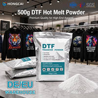Poudre DTF thermofusible 500g pour impression par transfert thermique, en stock entrepôt DE/UE, adhésif thermofusible pour impression par transfert DTF