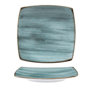 Assiette carrée bleue artisanale 31 × 31 cm Corona Pa1604912912 - Product Image 1