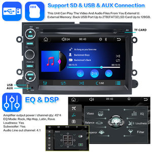 Lettore DVD per Auto Android da 7 Pollici, Unità Multimediale 2 Din, CarPlay Wireless, GPS, Telecamera Posteriore per <span class=keywords><strong>Ford</strong></span> <span class=keywords><strong>Focus</strong></span> - Product Image 2