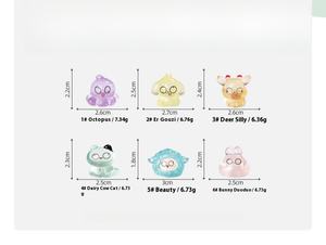 Petite poupée d'animal amusante et lumineuse de dessin animé, petite décoration de maison pour bébé - Product Image 6